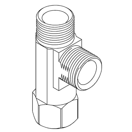 Kohler Tee, Brass, 3/8 Compression 1285417